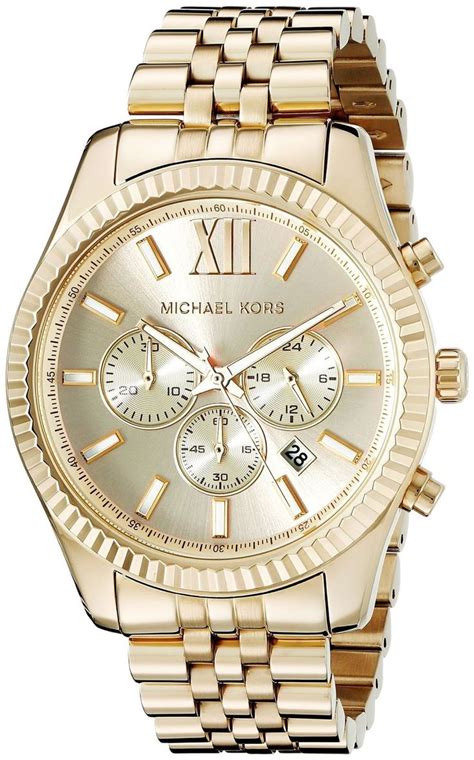 michael kors lexington herrenuhr ersatzglieder bicolor|Michael Kors gold tone.